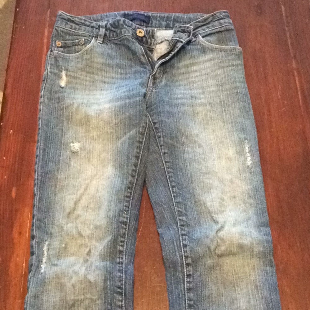Levi’s slim straight fit jeans.  Size 16